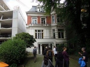 The beautiful building of the Department of Musicology in Hamburg