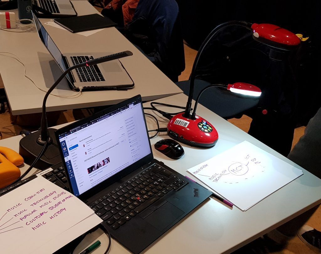 My Lumens Ladibug DC193 document camera is red and has a built-in light.