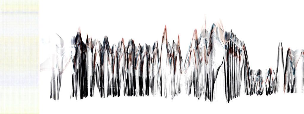 Horizontal motiongram (time from left to right)