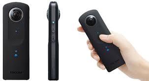 Ricoh Theta 360-degree camera.