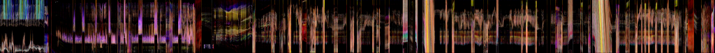 A motiongram of the video flamenco dance recording (6 minutes 23 seconds).