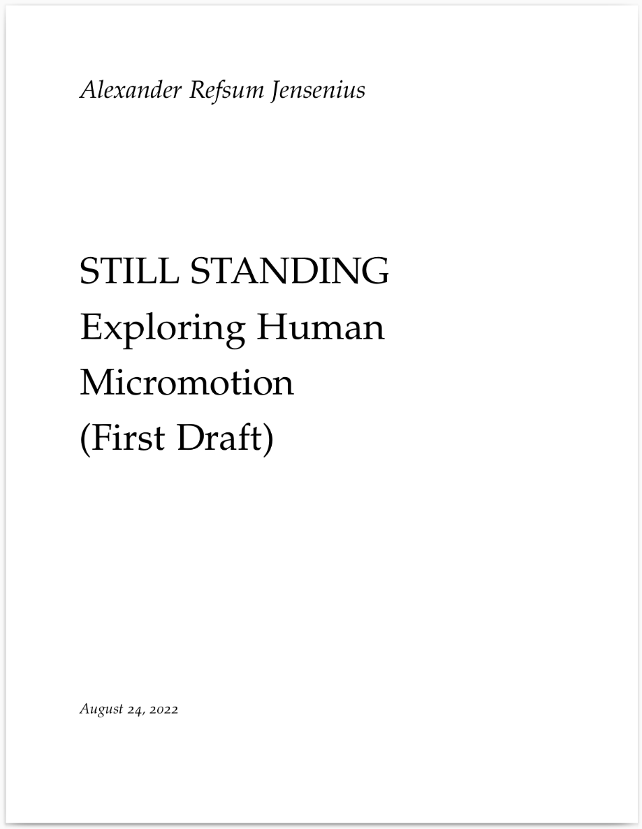 Still Standing cover page